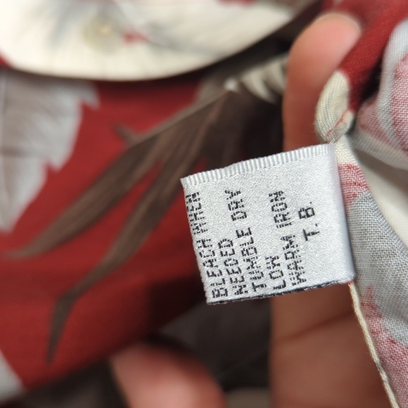 Pierre Cardin Vintage Floral Tropical Vibrant SS Button Down Shirt w Pocket M - Picture 10 of 11